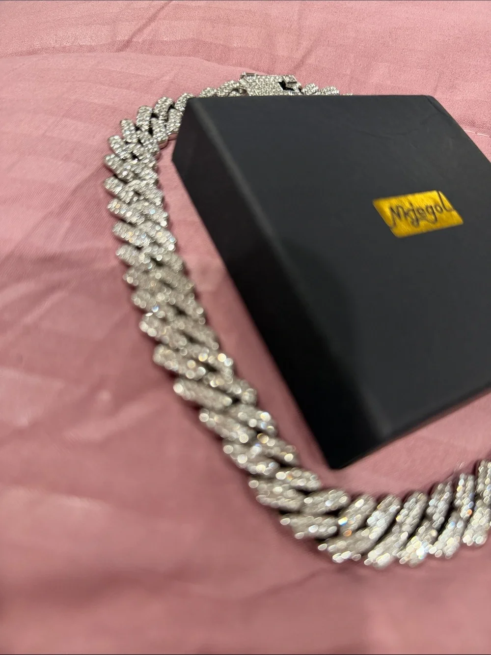 Nkjegol Cuban Link Chain - Silver